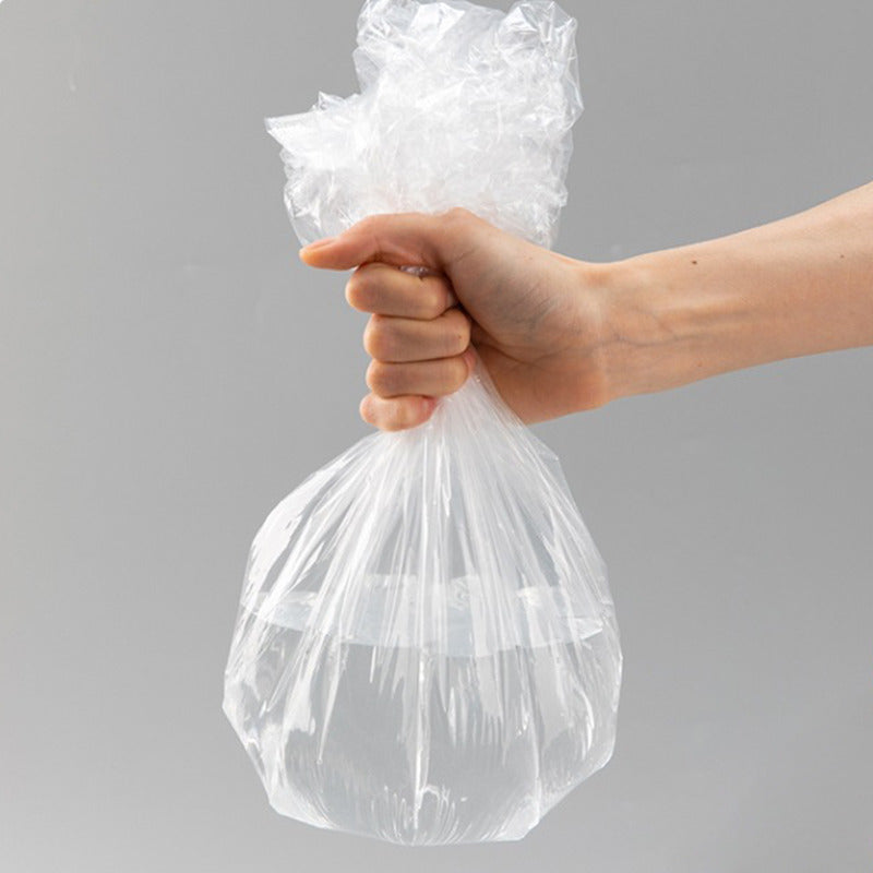 100Pcs Disposable Plastic Bag Food Cover Wrap Elastic Food Bags Lids