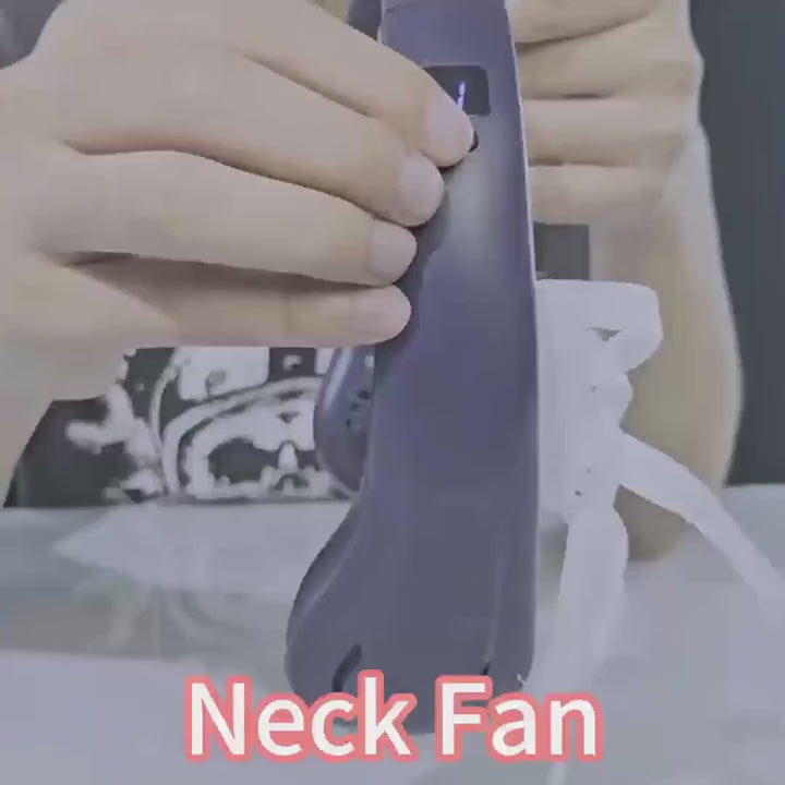 Portable Neck Fan Electric Wireless Fan Rechargeable USB Mini Fan Bladeless Personal Fans Hanging Neck Cooler For Outdoor Sports