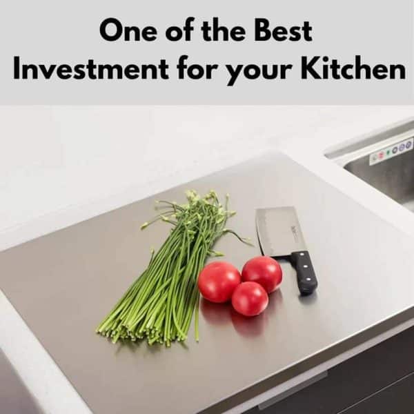 Stainless Steel Cutting Board Durable / Rolling Pins For Baking Kitchen